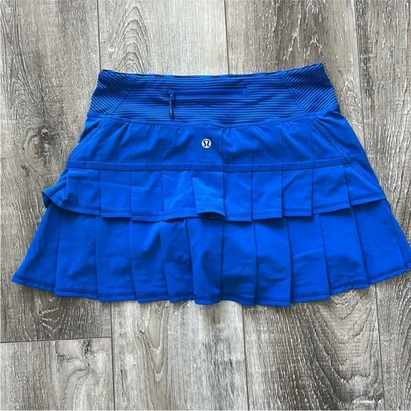 Lululemon Athletica Blue Skater Mini Skirt - Picture 2 of 4